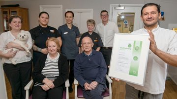 Caol care home receives Healthy Living Award
